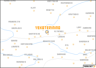 map of Yekaterinino