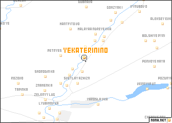 map of Yekaterinino