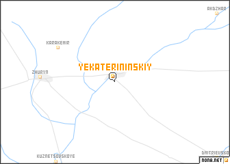 map of Yekaterininskiy