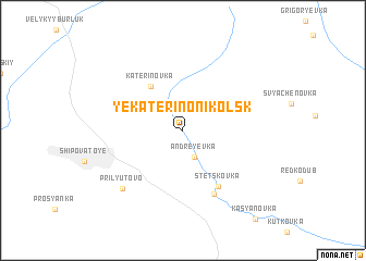 map of Yekaterino-Nikolʼsk