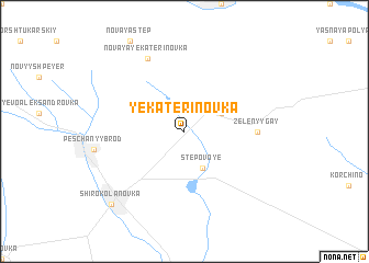 map of Yekaterinovka