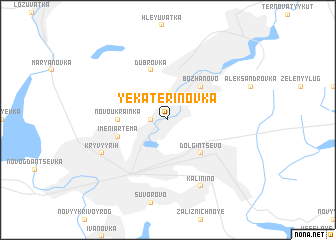 map of Yekaterinovka