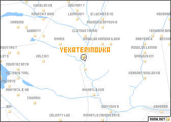 map of Yekaterinovka