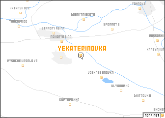 map of Yekaterinovka