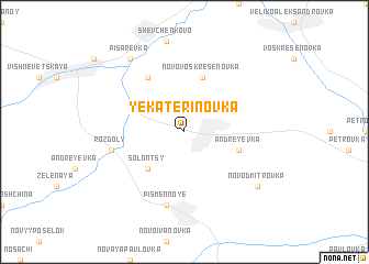 map of Yekaterinovka