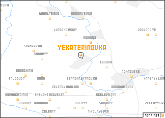 map of Yekaterinovka