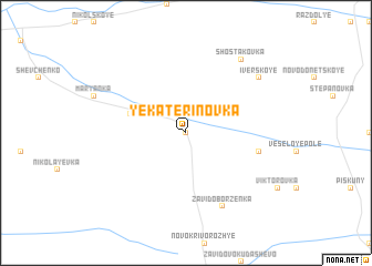 map of Yekaterinovka