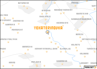 map of Yekaterinovka