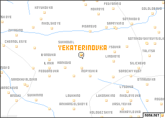 map of Yekaterinovka