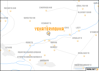 map of Yekaterinovka