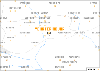 map of Yekaterinovka