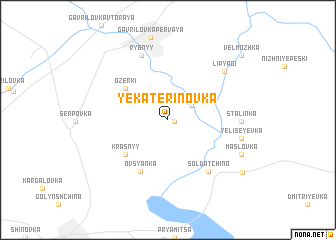 map of Yekaterinovka