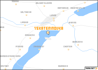 map of Yekaterinovka