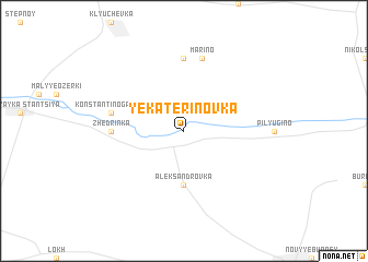 map of Yekaterinovka