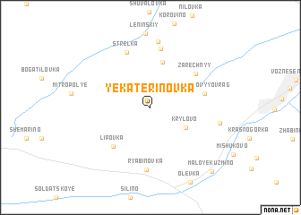 map of Yekaterinovka