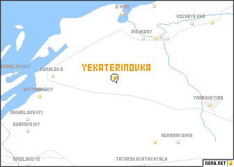 map of Yekaterinovka