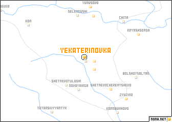 map of Yekaterinovka
