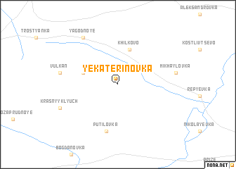 map of Yekaterinovka