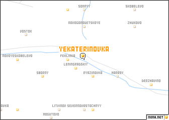 map of Yekaterinovka