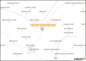 map of Yekaterinovka