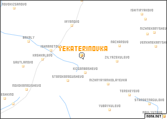 map of Yekaterinovka