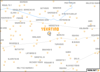 map of Yekatino