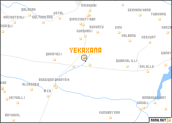 map of Yekaxana