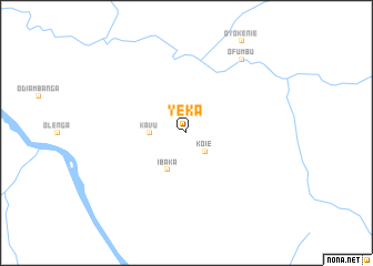 map of Yeka