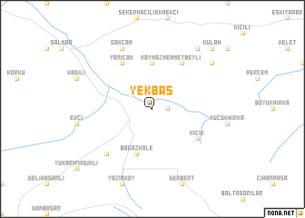 map of Yekbaş