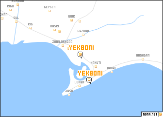 map of Yekbonī