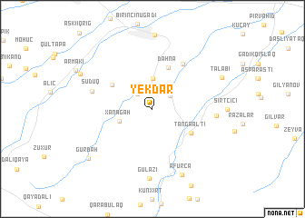 map of Yekdar