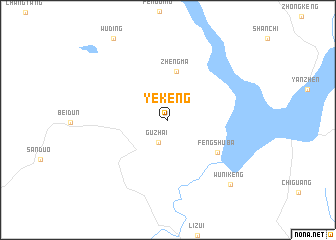 map of Yekeng