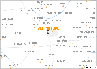 map of Yekimatovo