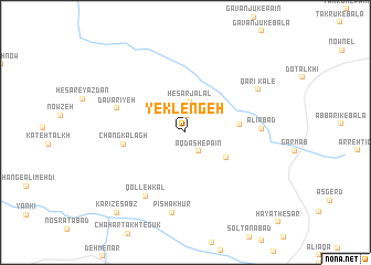 map of Yek Lengeh