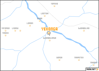 map of Yekonga