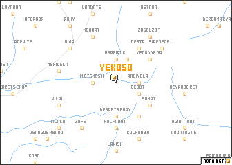 map of Yekoso