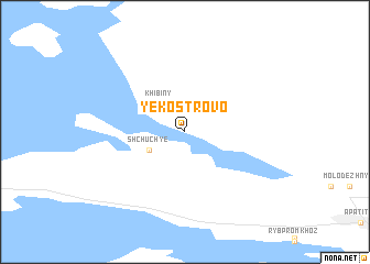 map of Yekostrovo