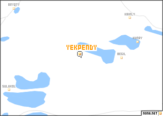 map of Yekpendy