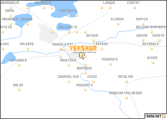 map of Yekshur