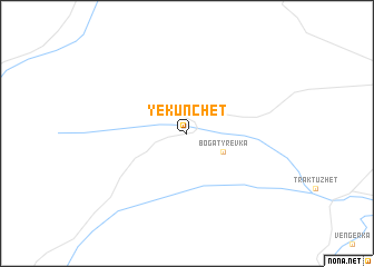 map of Yekunchet