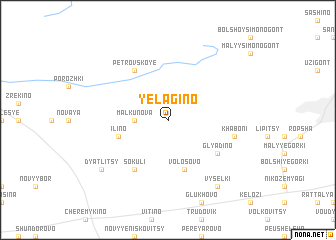 map of Yelagino