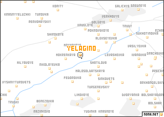 map of Yelagino