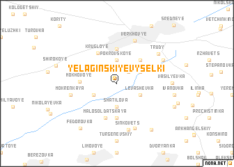 map of Yelaginskiye Vyselki