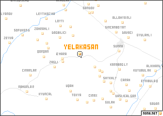 map of Yelǝkǝsǝn