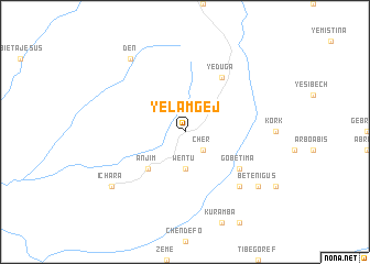map of YeLam Gēj