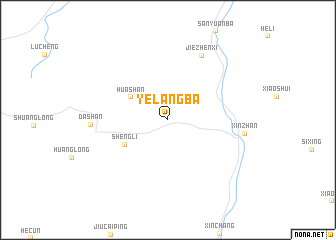 map of Yelangba