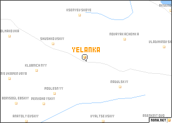 map of Yelanka