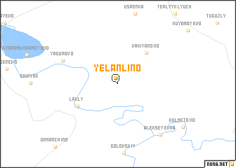 map of Yelanlino
