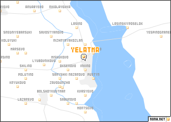 map of Yelat\