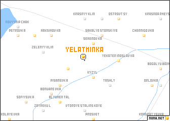 map of Yelatminka